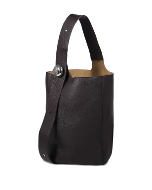 LOEWE ペブルボタン トートバッグ ブラウン - サムネイル2
