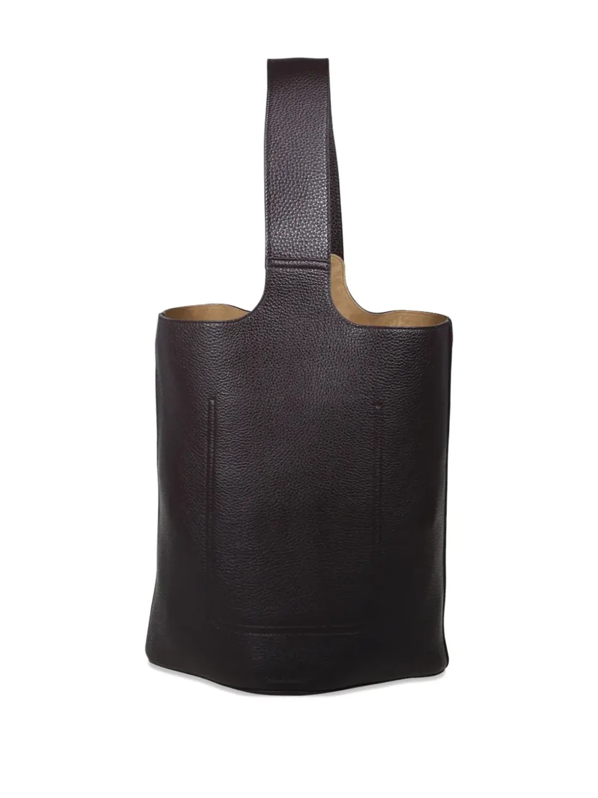 LOEWE ペブルボタン トートバッグ ブラウン - 画像3