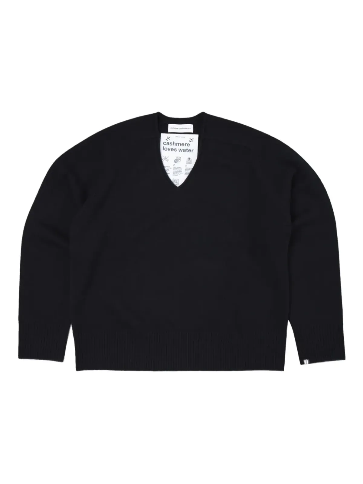 extreme cashmere N°375 Patti セーター - ブラック - 画像1