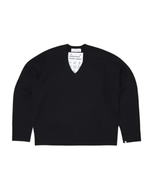 extreme cashmere N°375 Patti セーター - ブラック - サムネイル1