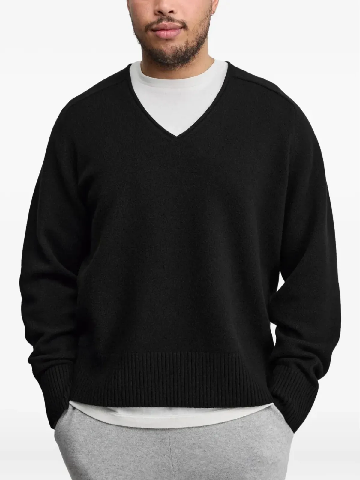 extreme cashmere N°375 Patti セーター - ブラック - 画像2