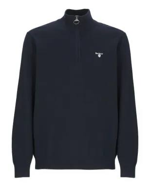 Barbour 半ジップリブトリムセーター - サムネイル1