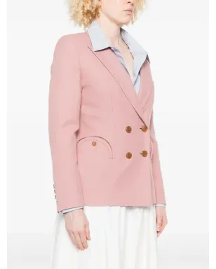 Blazé Milano ダブルブレスト ラウンドポケット ブレザー - サムネイル3