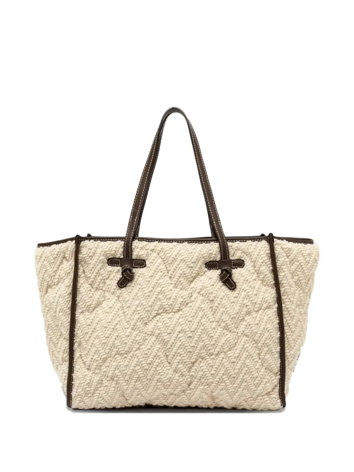 GIANNI CHIARINI Marcella chevron-quilted tote bag - 画像4