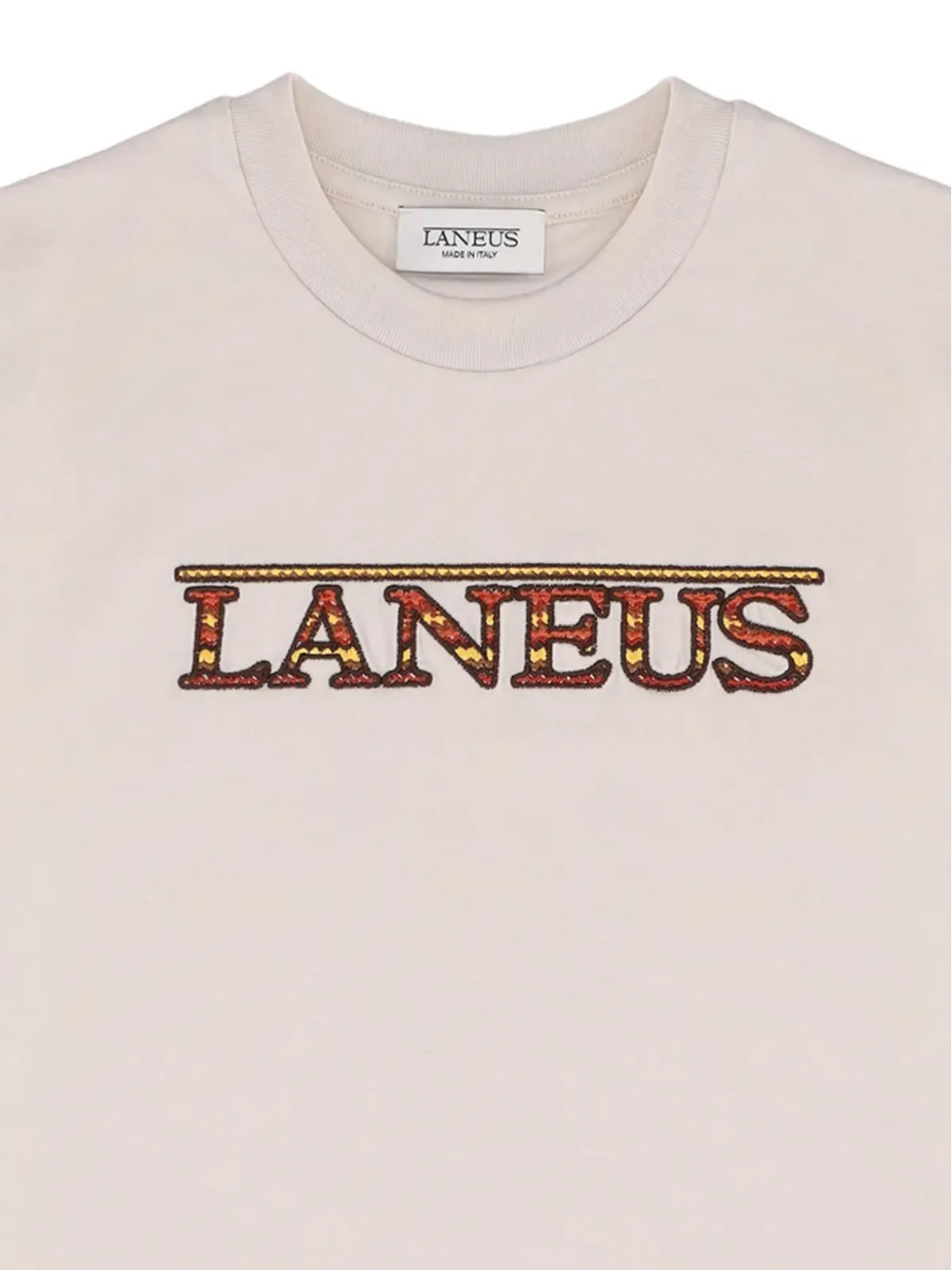 LANEUS KID ロゴ刺繍入りジャージーTシャツ - 画像3