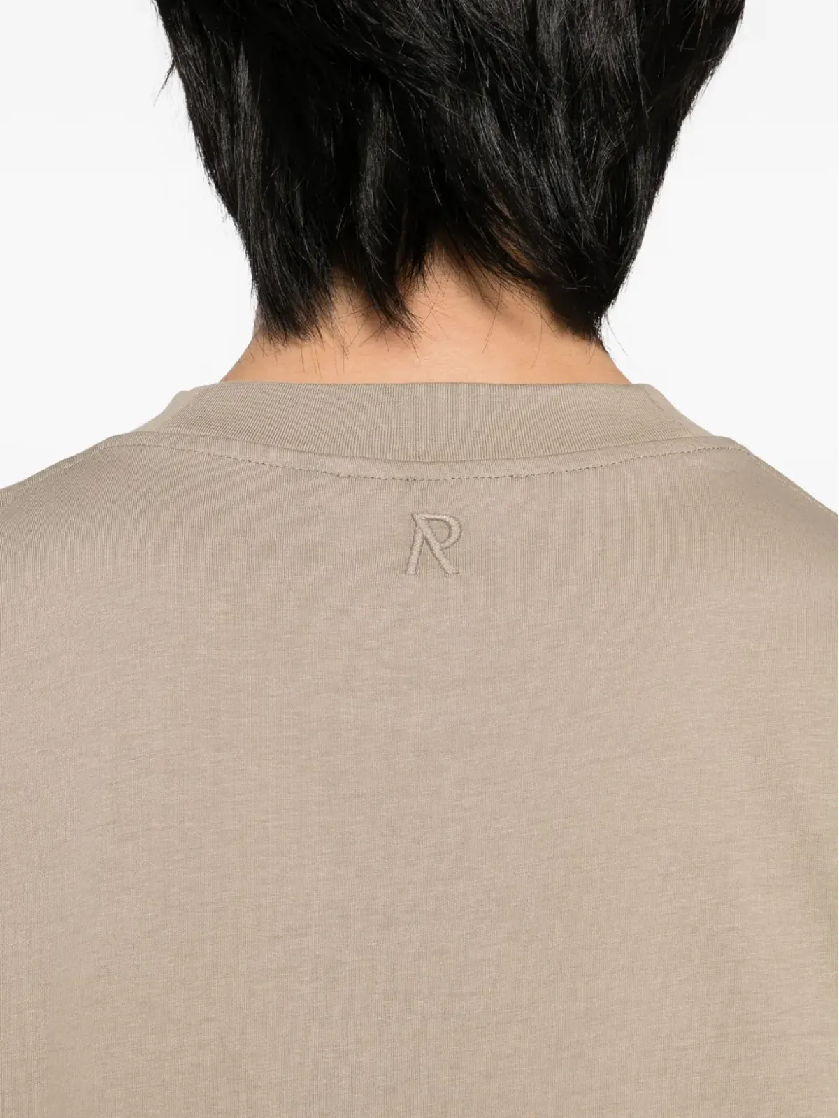 Represent ロゴ刺繍入り Tシャツ - 画像4