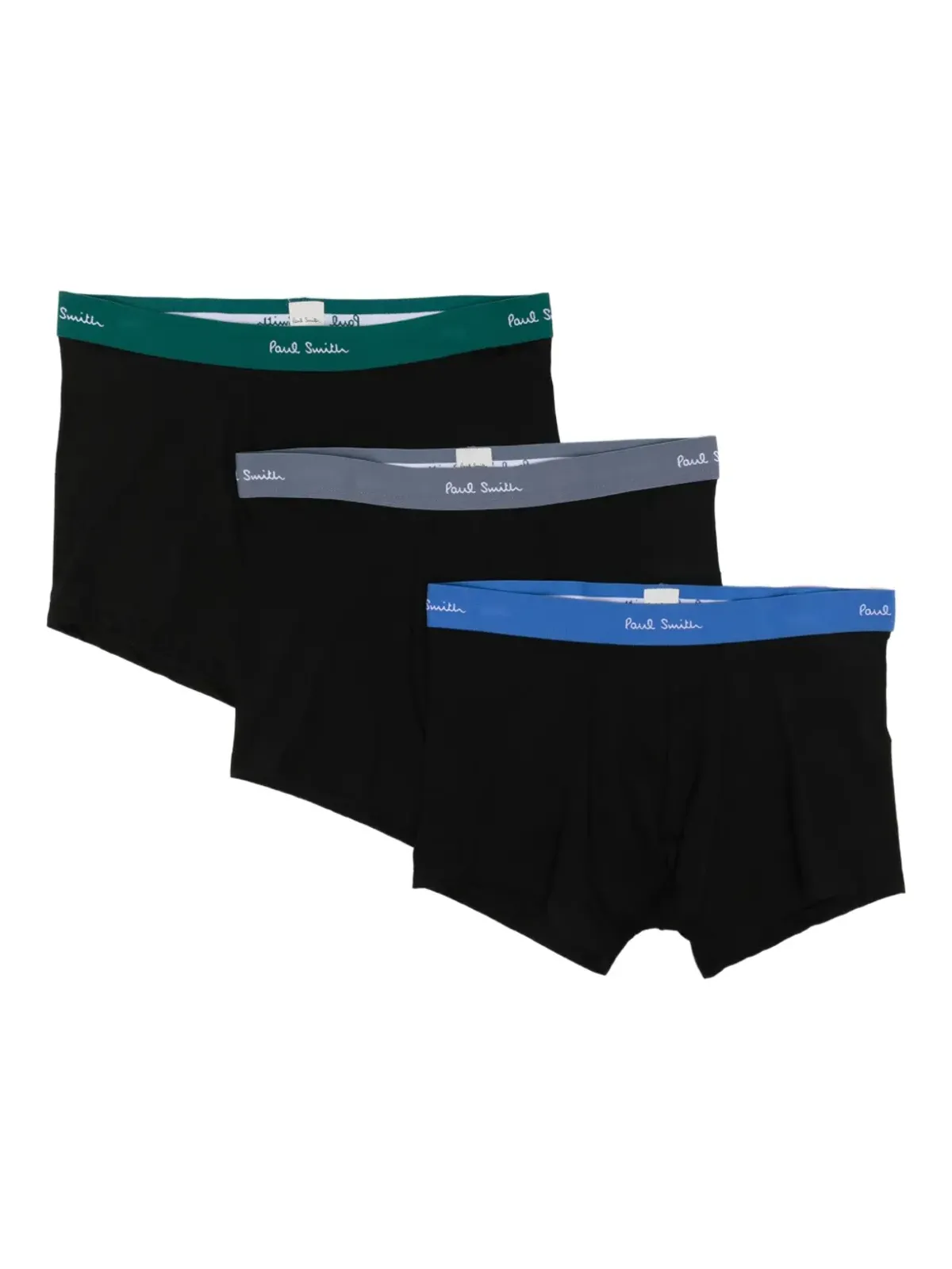 Paul Smith logo-waistband boxers (set of three) - Black - 画像1