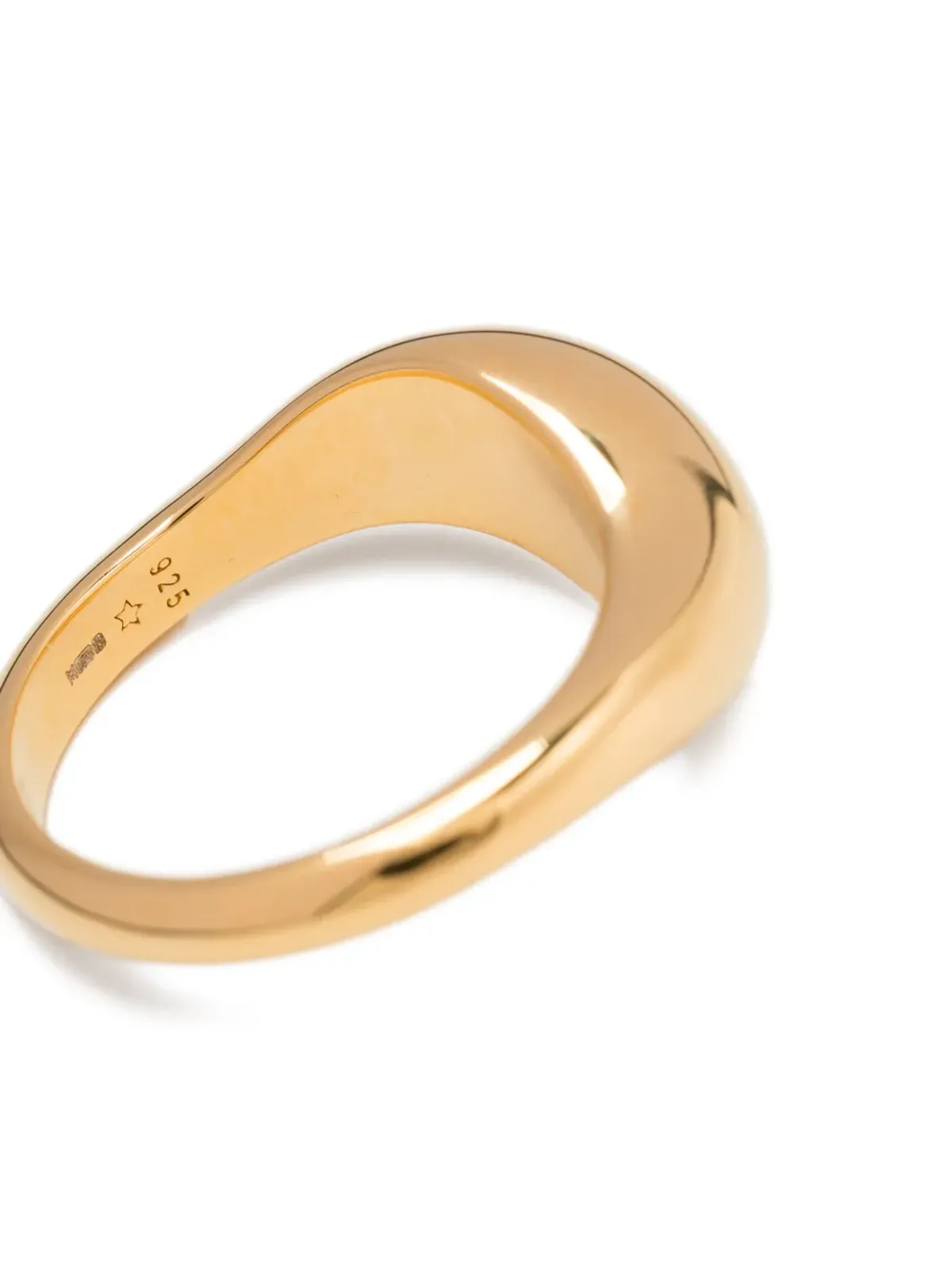 Missoma Savi Signature stacking ring - Gold - 画像2