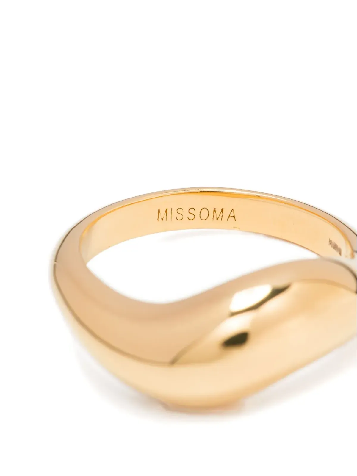 Missoma Savi Signature stacking ring - Gold - 画像3