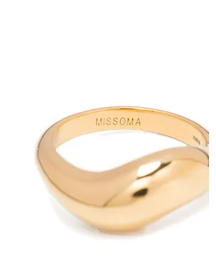 Missoma Savi Signature stacking ring - Gold - サムネイル3