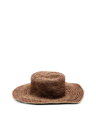 Sensi Studio crochet straw hat - Neutrals - サムネイル1