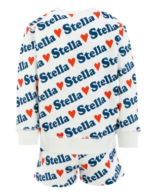 Stella McCartney Kids プリント トラックスーツ - ホワイト - サムネイル2