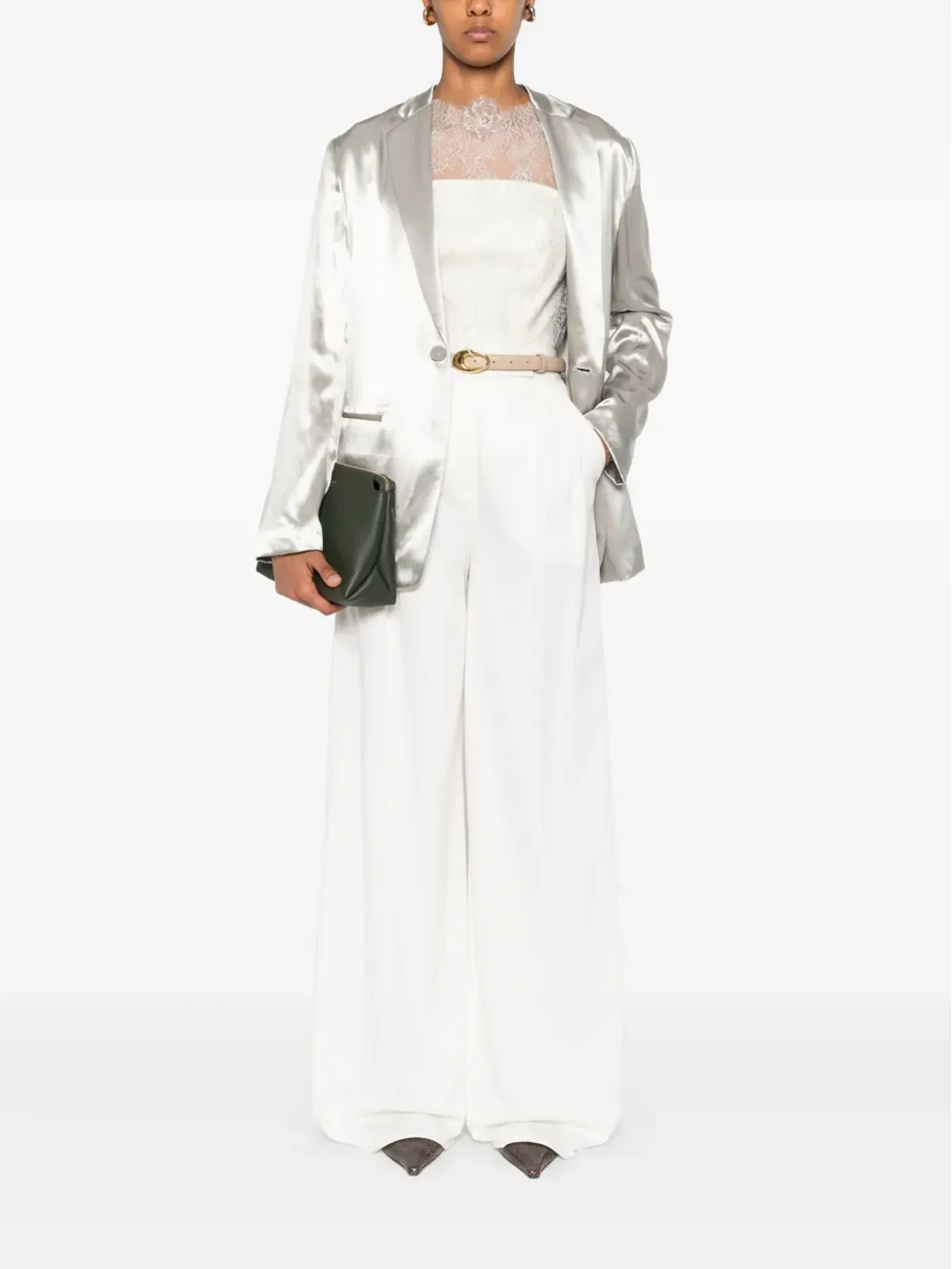 Alberta Ferretti シングルブレストジャケット - 画像2
