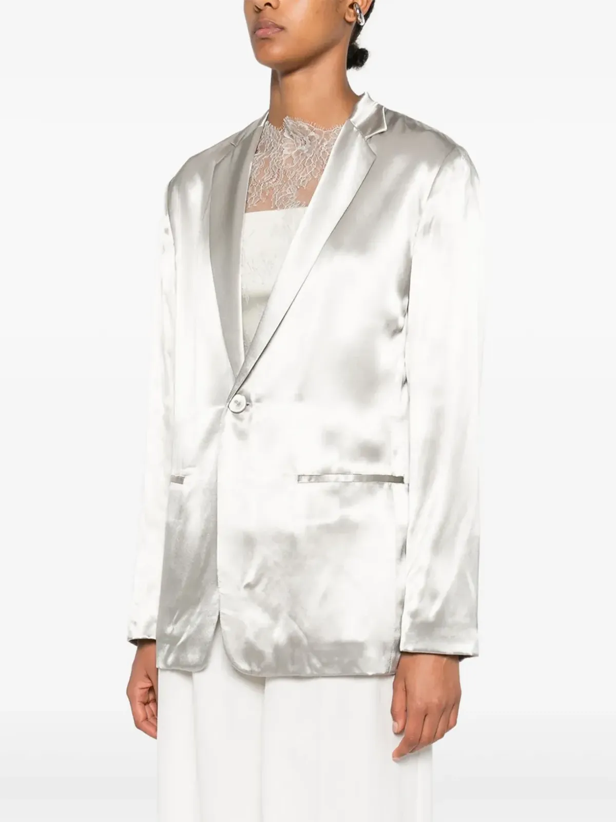 Alberta Ferretti シングルブレストジャケット - 画像3