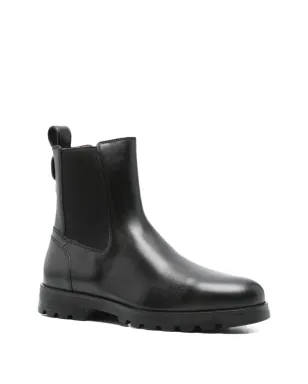 Santoni エラスティックパネルレザーブーツ - サムネイル2