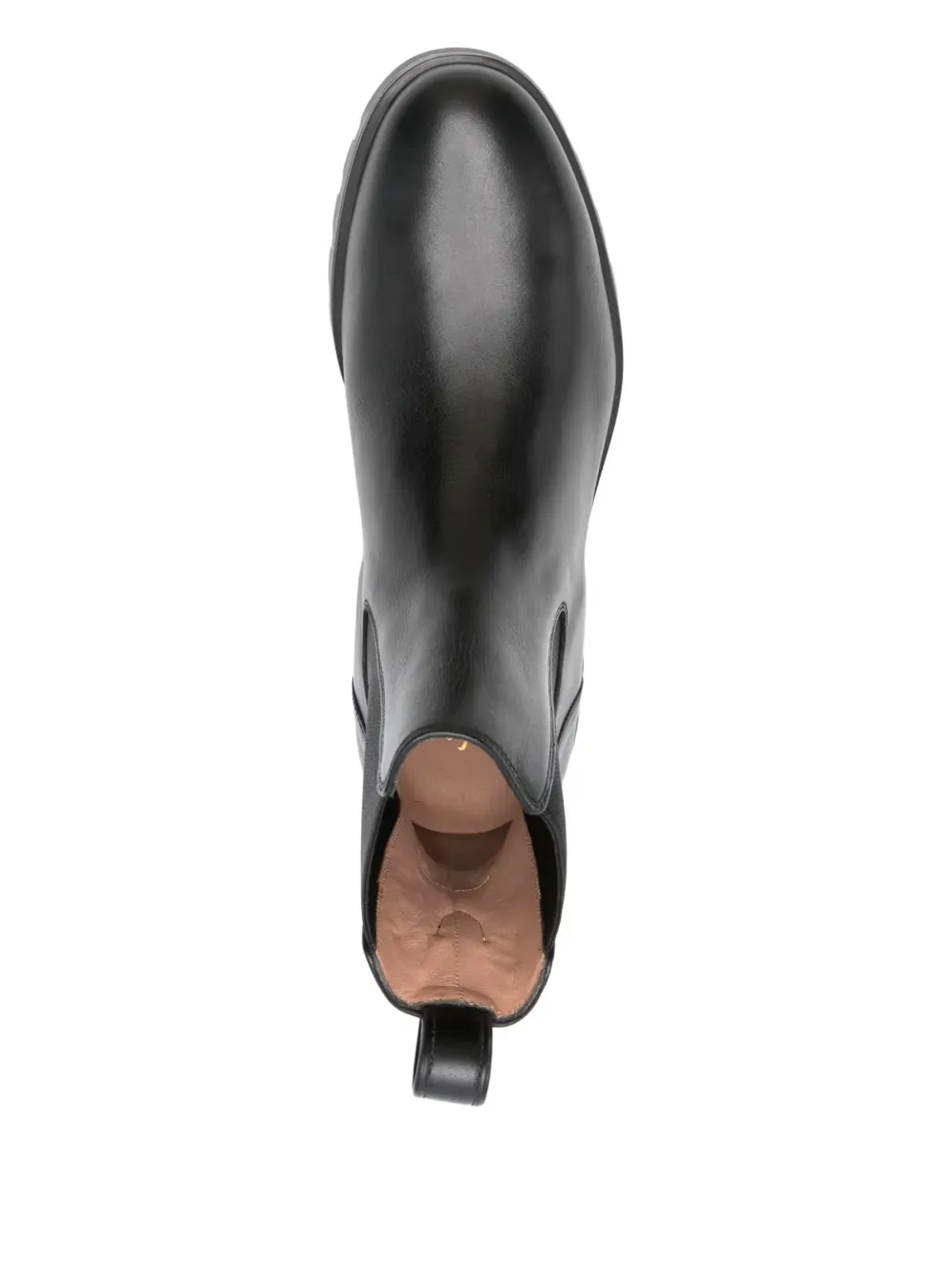 Santoni エラスティックパネルレザーブーツ - 画像4