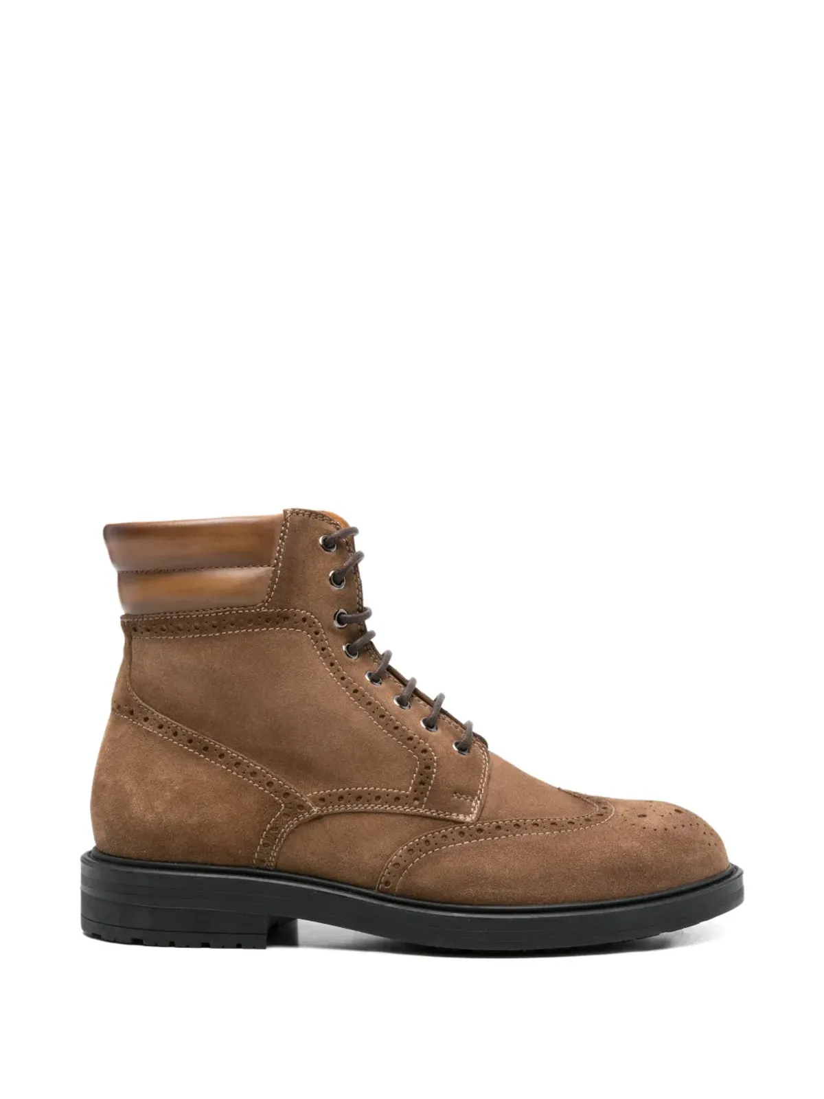 Magnanni スエード ブローグスニーカー ブラウン - 画像1