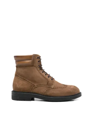 Magnanni スエード ブローグスニーカー ブラウン - サムネイル1