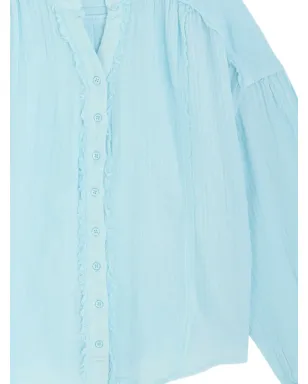 Free People Valley ダブルボタンシャツ - サムネイル2