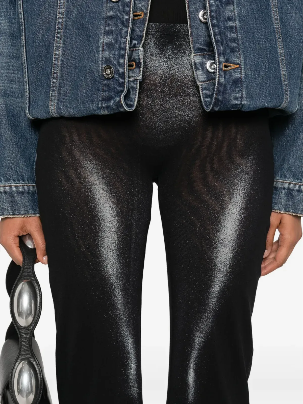 Jean Paul Gaultier ボディプリント ストレートパンツ - 画像5
