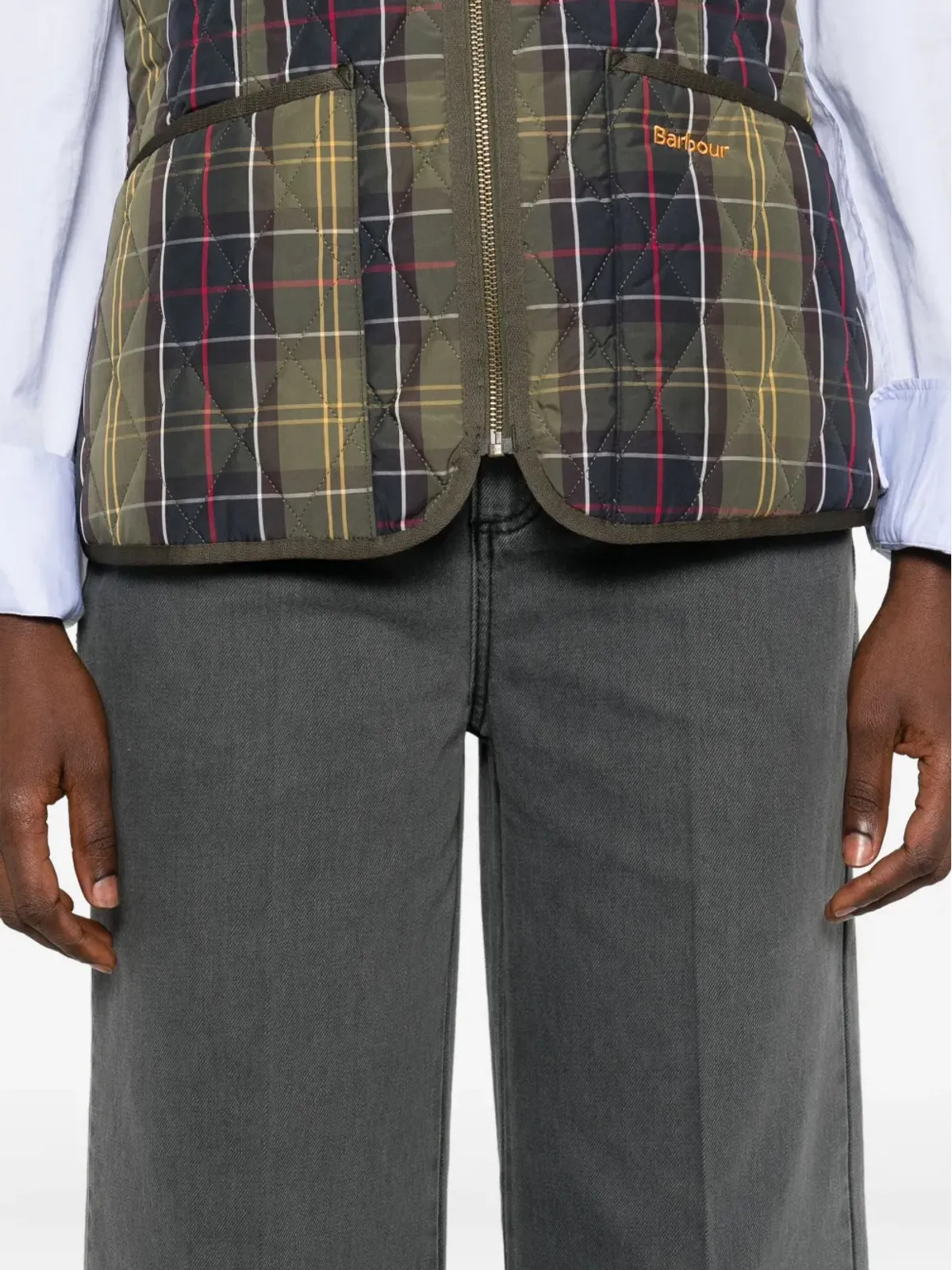 Officine Generale ロミー フェード加工 ワイドレッグジーンズ - 画像5