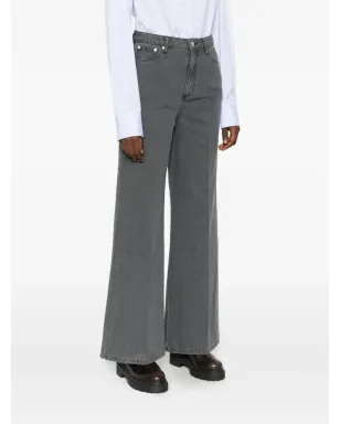 Officine Generale ロミー フェード加工 ワイドレッグジーンズ - サムネイル3