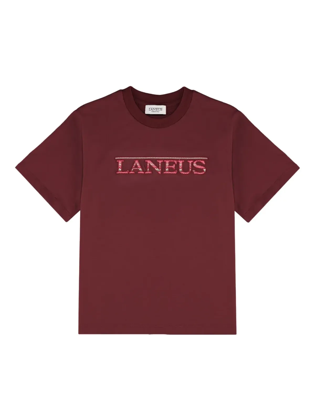 Laneus ロゴパッチ ジャージーTシャツ - 画像1