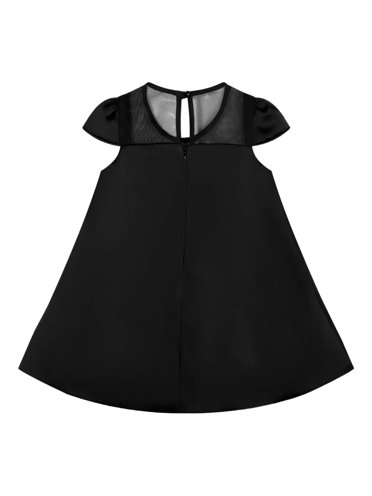 Dress & Fleur ローズモチーフ付きメッシュヨークのドレス - 画像4