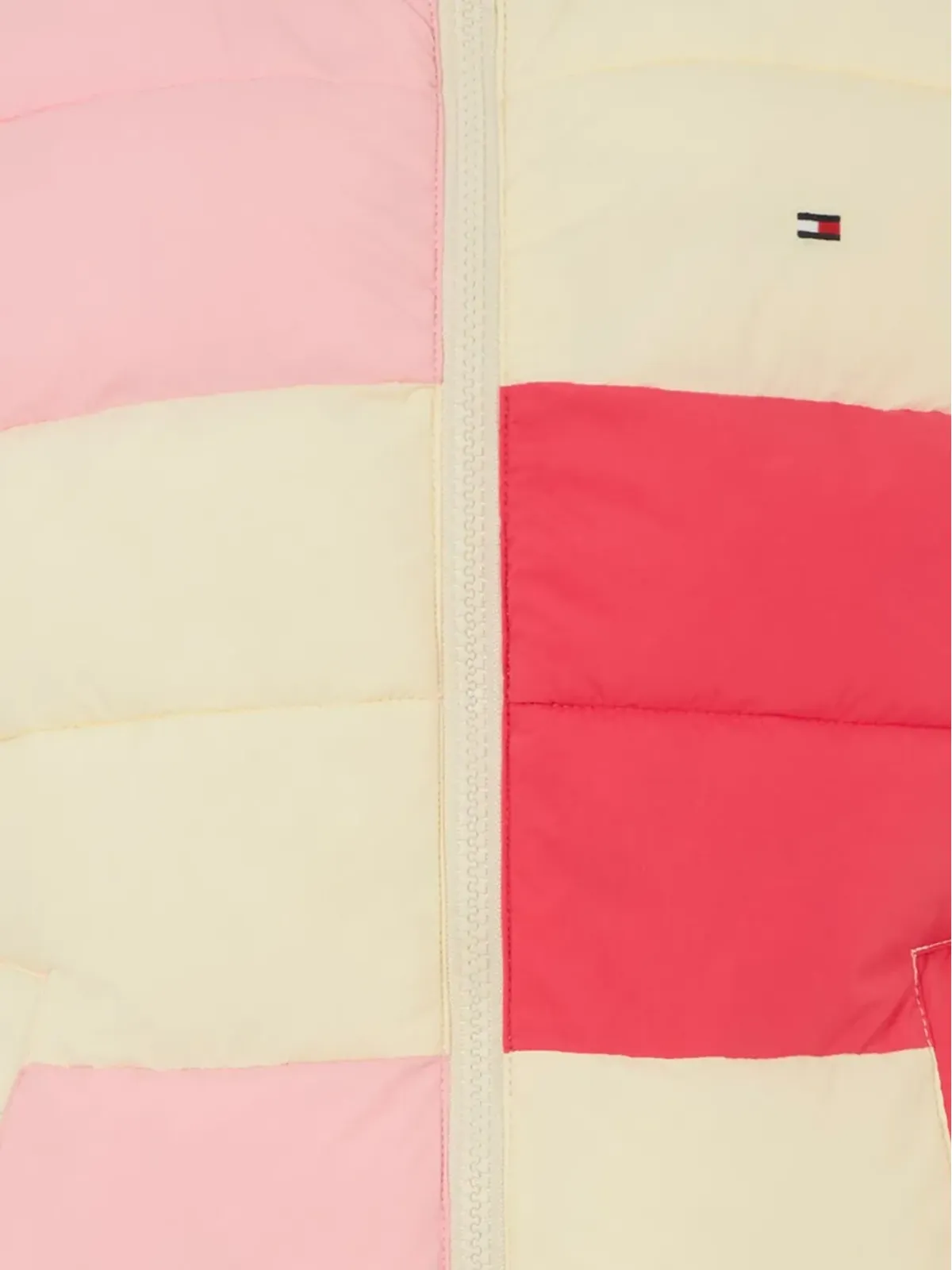 Tommy Hilfiger Junior カラー ブロック キルテッド ジレ - 画像2