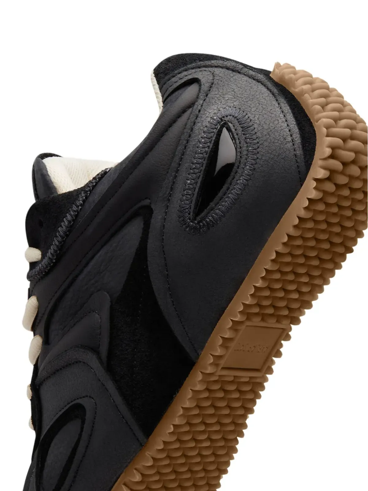 Axel Arigato leather panelled lace-up sneakers - Black - 画像5