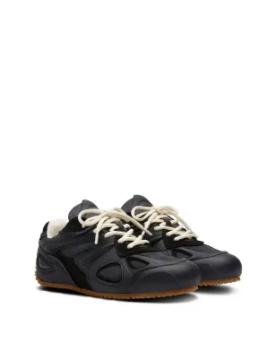 Axel Arigato leather panelled lace-up sneakers - Black - サムネイル2