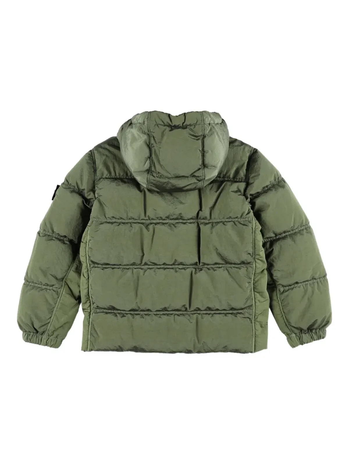 Stone Island Junior キルティングパディッドジャケット - グリーン - 画像2