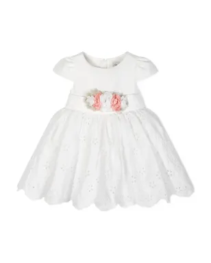 Dress & Fleur 花柄アイレットドレス（ホワイト） - サムネイル2