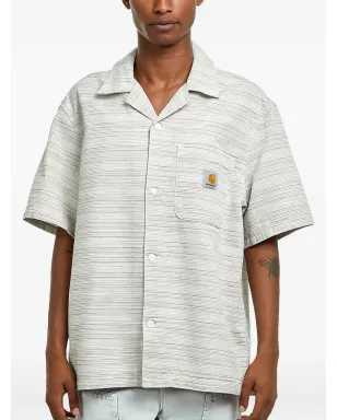 Carhartt WIP ストライプポケットシャツ（ホワイト） - サムネイル1
