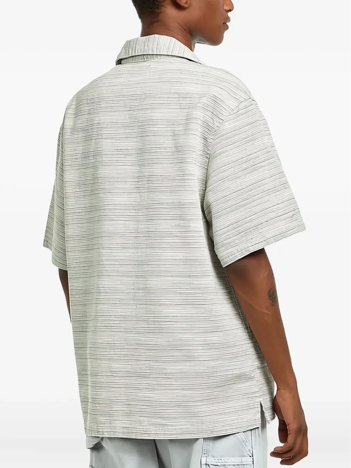 Carhartt WIP ストライプポケットシャツ（ホワイト） - 画像2