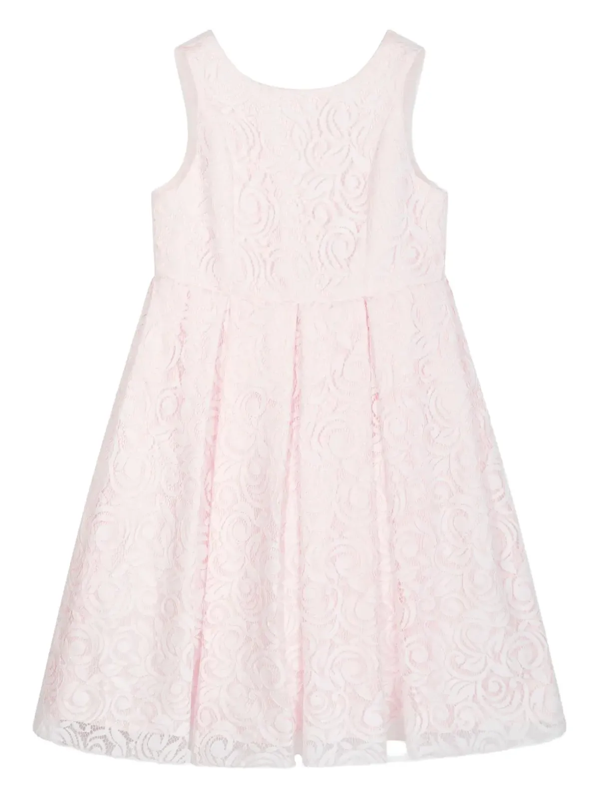 Dress & Fleur レースパネルプリーツドレスセット - ピンク - 画像3