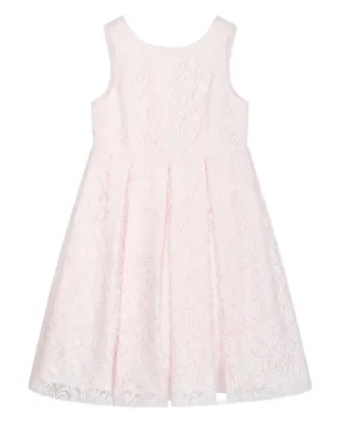 Dress & Fleur レースパネルプリーツドレスセット - ピンク - サムネイル3