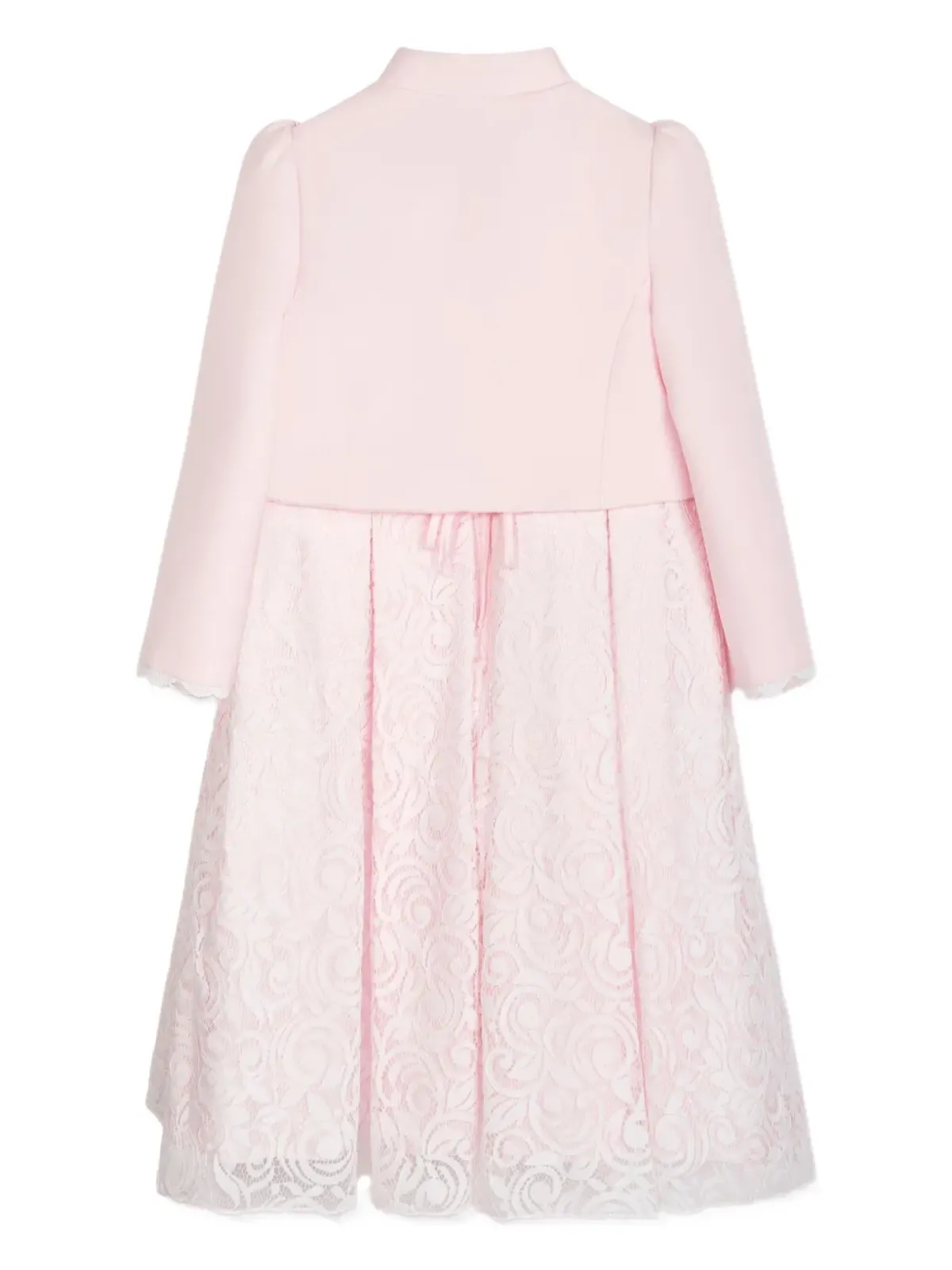 Dress & Fleur レースパネルプリーツドレスセット - ピンク - 画像4