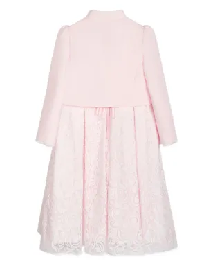 Dress & Fleur レースパネルプリーツドレスセット - ピンク - サムネイル4
