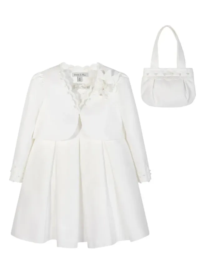 Dress & Fleur Dress & Fleur 花柄装飾ドレスセット - Whiteの商品画像