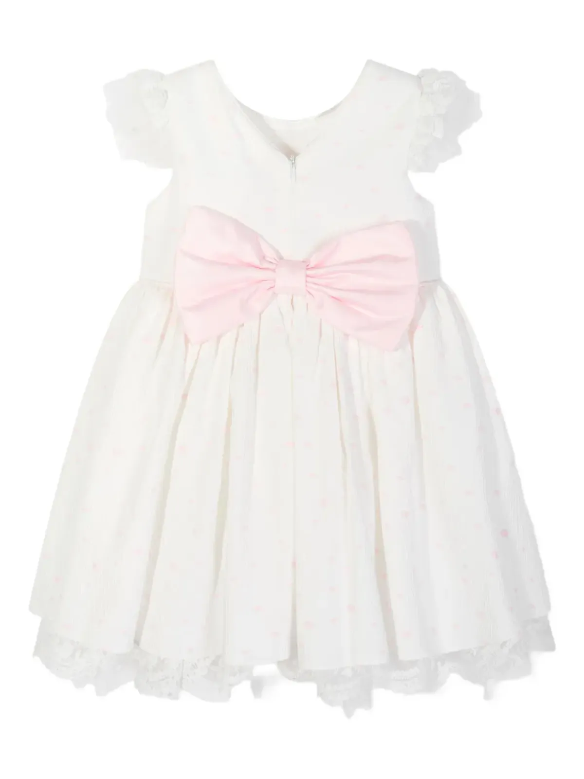 Dress & Fleur ローズモチーフ レースドレス - ホワイト - 画像4