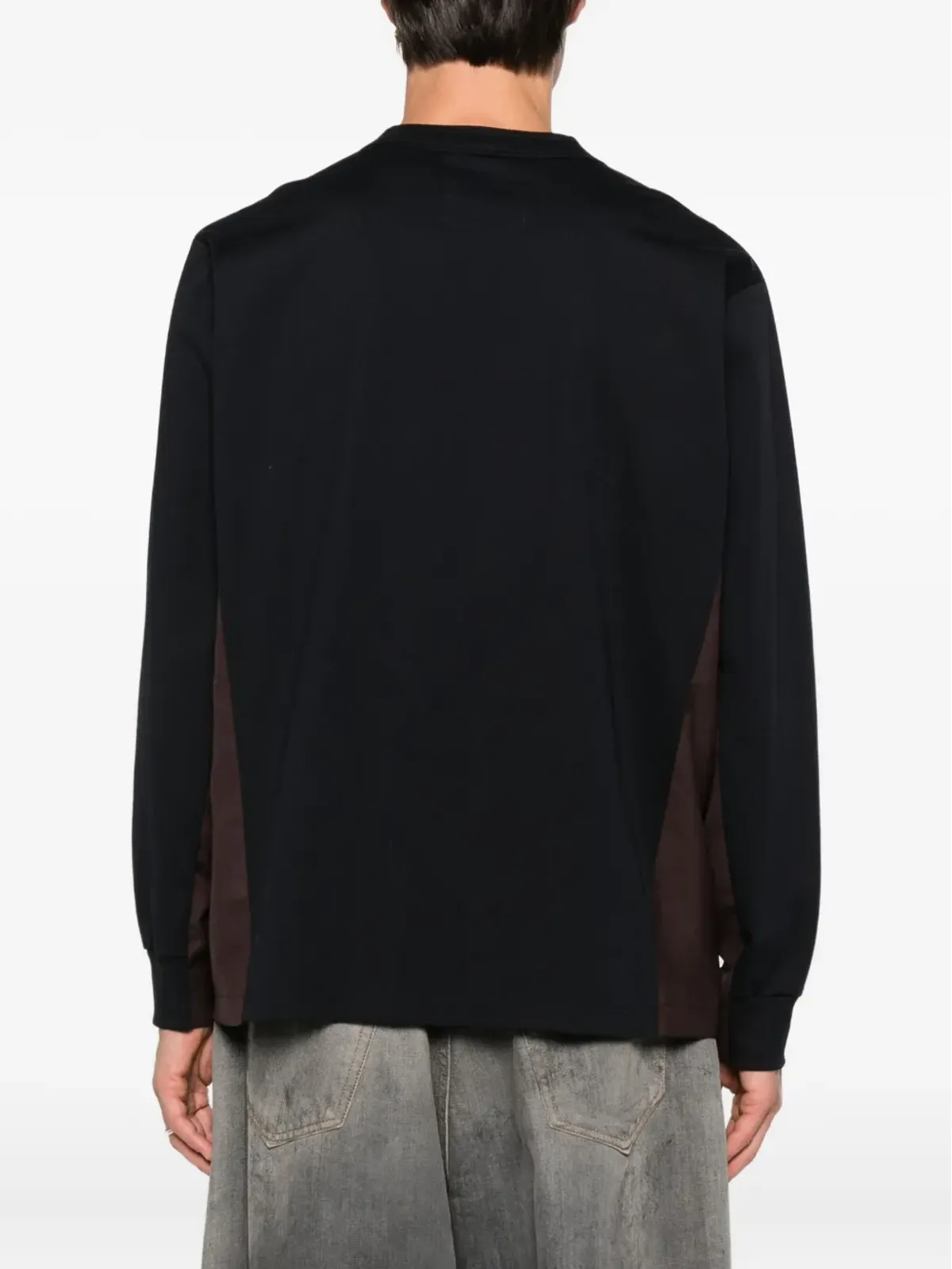 sacai パネルドポケット Tシャツ - ブラック - 画像3