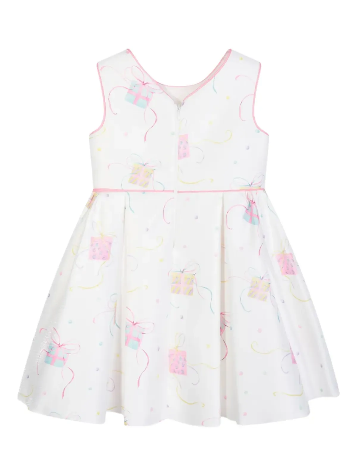 Dress & Fleur ギフトプリント ノースリーブ ドレス - 画像4