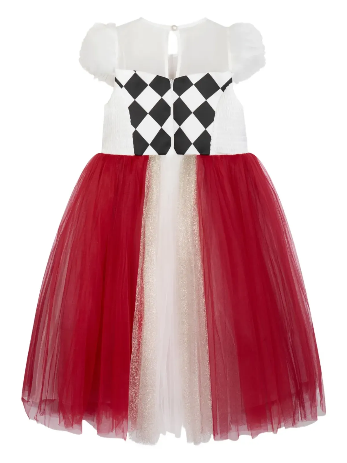 Magical Costumes スパンコールハートのチュールドレス - Red - 画像2