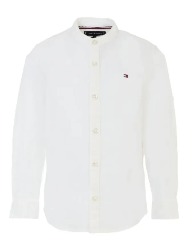 Tommy Hilfiger Junior Tommy Hilfiger Junior マンダリンカラー長袖シャツの商品画像