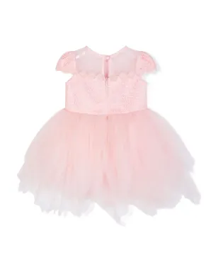 Dress & Fleur レース装飾チュールドレス（ピンク） - サムネイル4