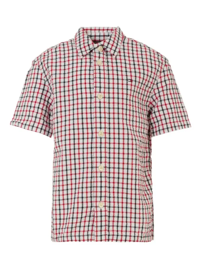 Tommy Hilfiger Junior Tommy Hilfiger Junior ギンガムチェック半袖シャツの商品画像
