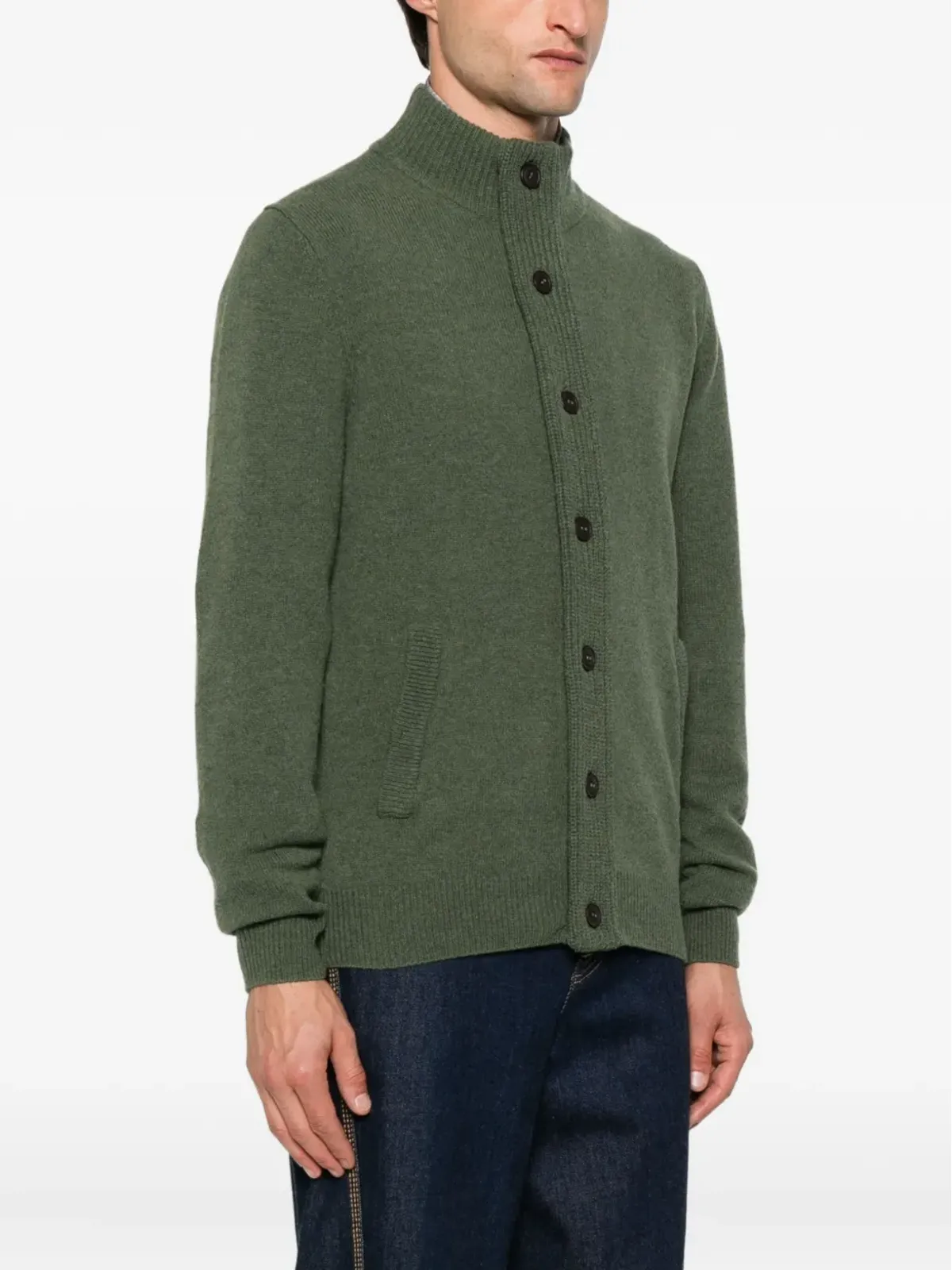 Barbour エルボーパッチカーディガン - 画像3