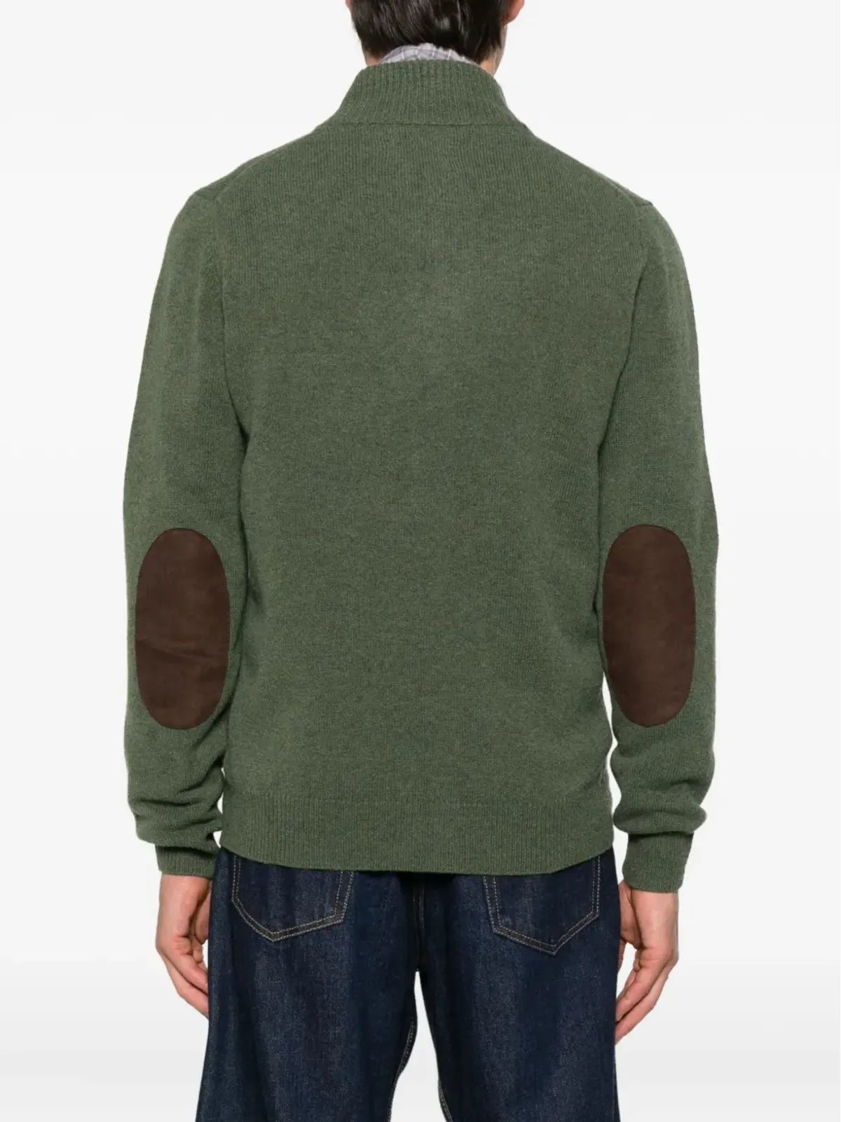 Barbour エルボーパッチカーディガン - 画像4