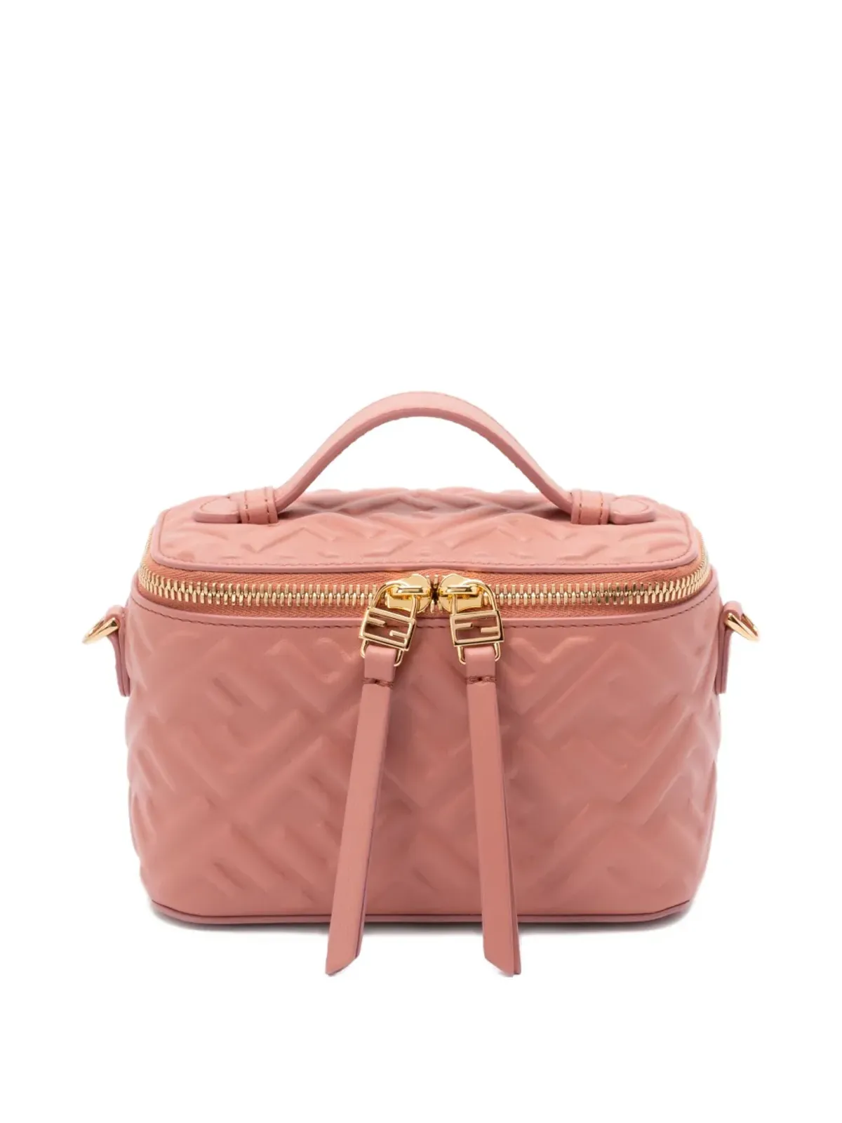 FENDI キルテッドトップハンドルミニバッグ - Pink - 画像1